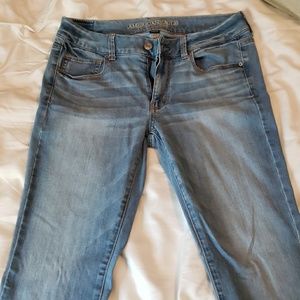 American Eagle boho flare jeans